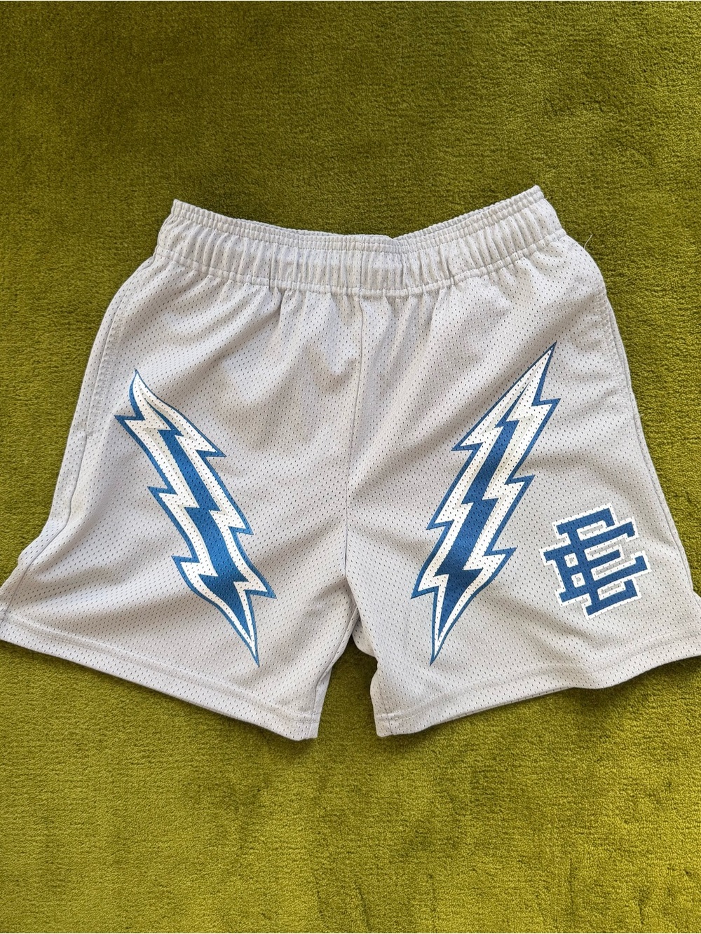 Gray and blue Eric Emanuel Shorts